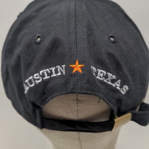 Tito's Handmade Vodka Men's Slideback Hat Black Embroidered Logo Austin Texas - Picture 8 of 12